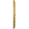 Ekena Millwork Milan Ceiling Medallion (Fits Canopies up to 4 5/8"), 24 1/2"OD x 3 1/2"ID x 1"P, Iridescent Gold CM24MIIGS - alternate 2